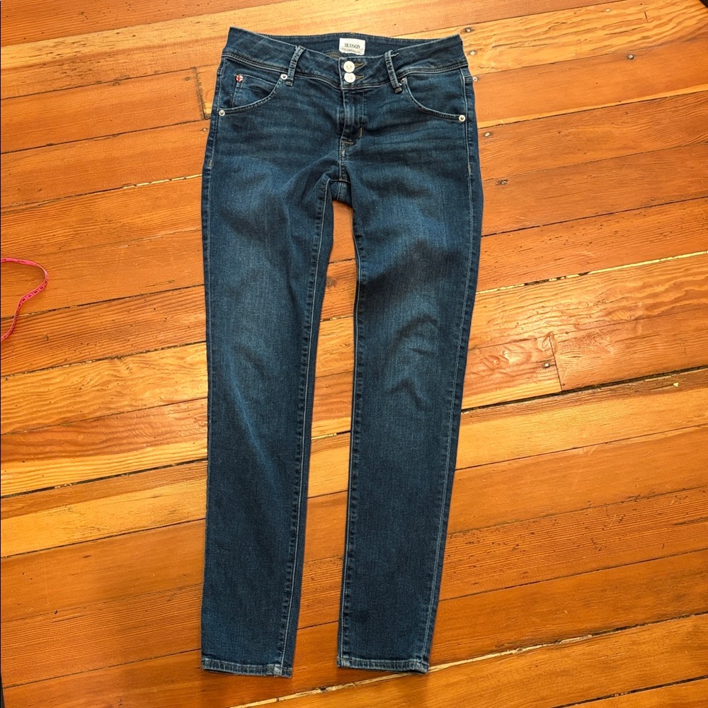 Hudson Collin Midrise skinny jeans
